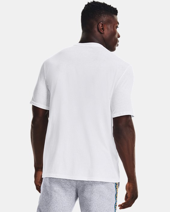Men's Curry Graphic Short Sleeve T-Shirt, White, pdpMainDesktop image number 1